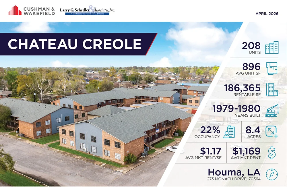 Chateau Creole Multi-Family Listing by Larry Schedler