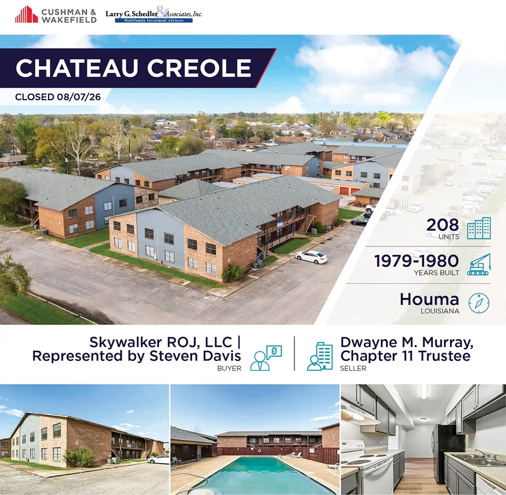 Chateau Creole Closed Property 2026 Larry Schedler